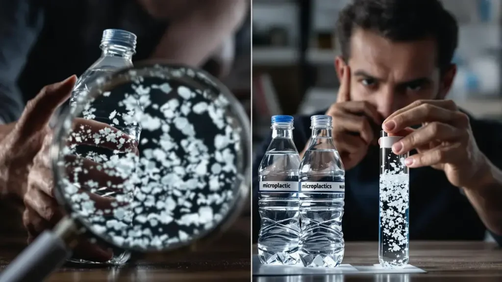 A shocking study reveals that among various bottled water brands, only one is free from microplastics, an alarming finding that raises concerns